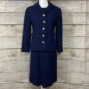 RARE 1950s Adele Simpson Jacket and Dress Set